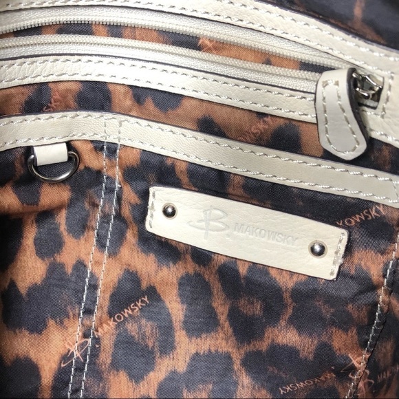 B. Makowsky | White Shoulder Bag - Picture 7 of 7